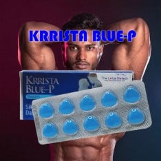 巔峰藍P雙效片 KRRISTA BLUE-P 超級威而鋼、助勃＋早洩