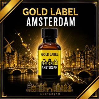 【歐陸傳奇】阿姆斯特丹 金牌尊爵版 GOLD LABEL RUSH|高純度Popper、深層放鬆不頭痛 30ML